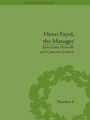 cover image of Henri Fayol, the Manager
